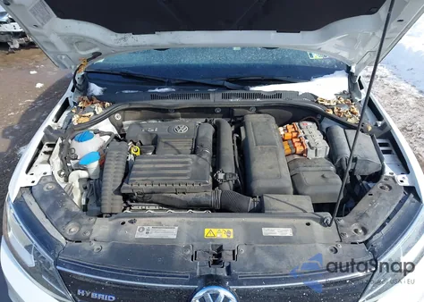 2015 Volkswagen Jetta Hybrid Sel Premium из США, поврежденный, VIN 3VW637AJ3FM425815